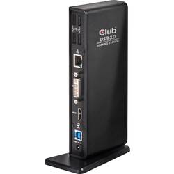 Vertikale USB 3.0 Dockingstation mit verschiedenen Anschlüssen auf schwarzem Gehäuse.