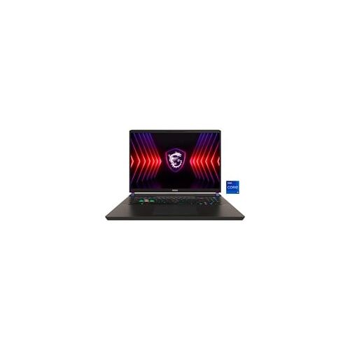 Gaming-Laptop mit leuchtendem Bildschirm und RGB-Tastatur vor weißem Hintergrund.
