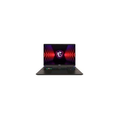 Laptop mit beleuchteter Tastatur und leuchtendem Bildschirm auf weißem Hintergrund.