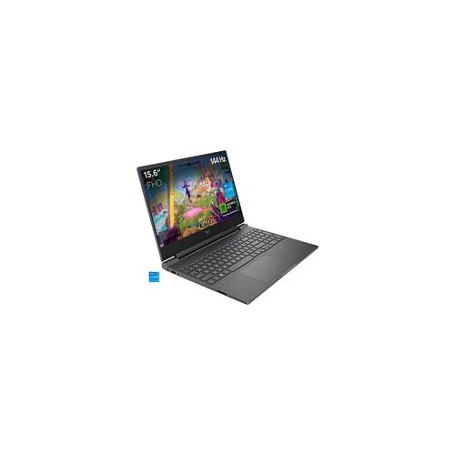 Ein geöffneter Laptop mit farbigem Bildschirm und sichtbarer Tastatur.