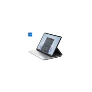 Laptop im Tablet-Modus mit geöffneter Software.