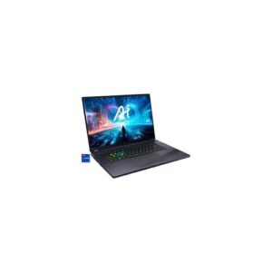 Ein geöffneter Laptop mit grafischer Anzeige auf dem Bildschirm